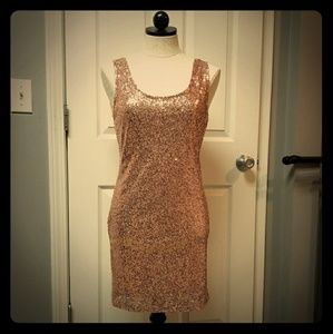 🎉Rose Gold Sequin Party Dress🎉